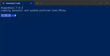PowersShell in the Windows Terminal